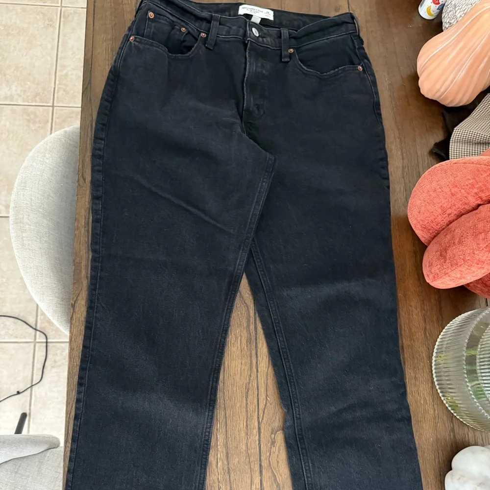 Abercrombie & Fitch the 90s straight leg mid rise - Picture 2 of 4